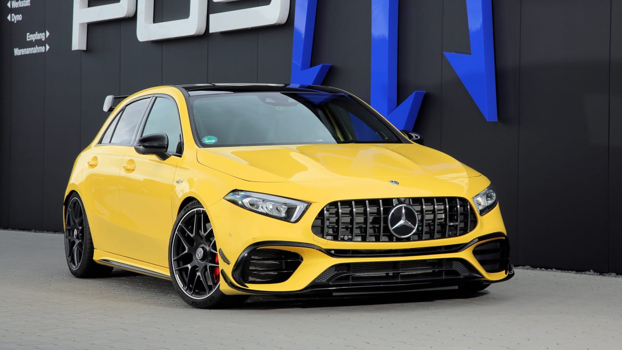 This MercedesAMG A45 S has a 201mph top speed evo